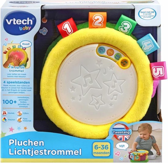 VTech Baby Pluchen Lichtjestrommel