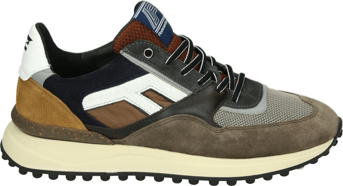 Floris van Bommel NOPPI 29.06 - Lage sneakersHeren sneakersVrije tijdsschoenen - Kleur: Bruin - Maat: 46.5