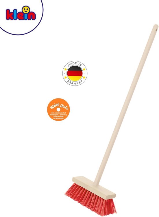 Tuingereedschapset voor kinderen vanaf 3 jaar - schep - bladhark - hark - bezem van Esschert Design — afbeelding 2
