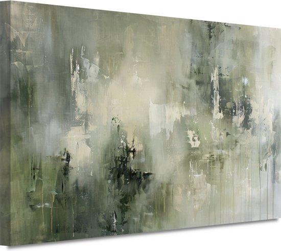 Abstract expressionisme schilderij - Modern schilderijen - Schilderijen canvas Woonkamer - Landelijk schilderij - Schilderijen op canvas - Kunstwerk canvas 150x100 cm
