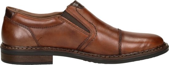 Rieker heren 8096 slippers, Bruin combi, 44 EU