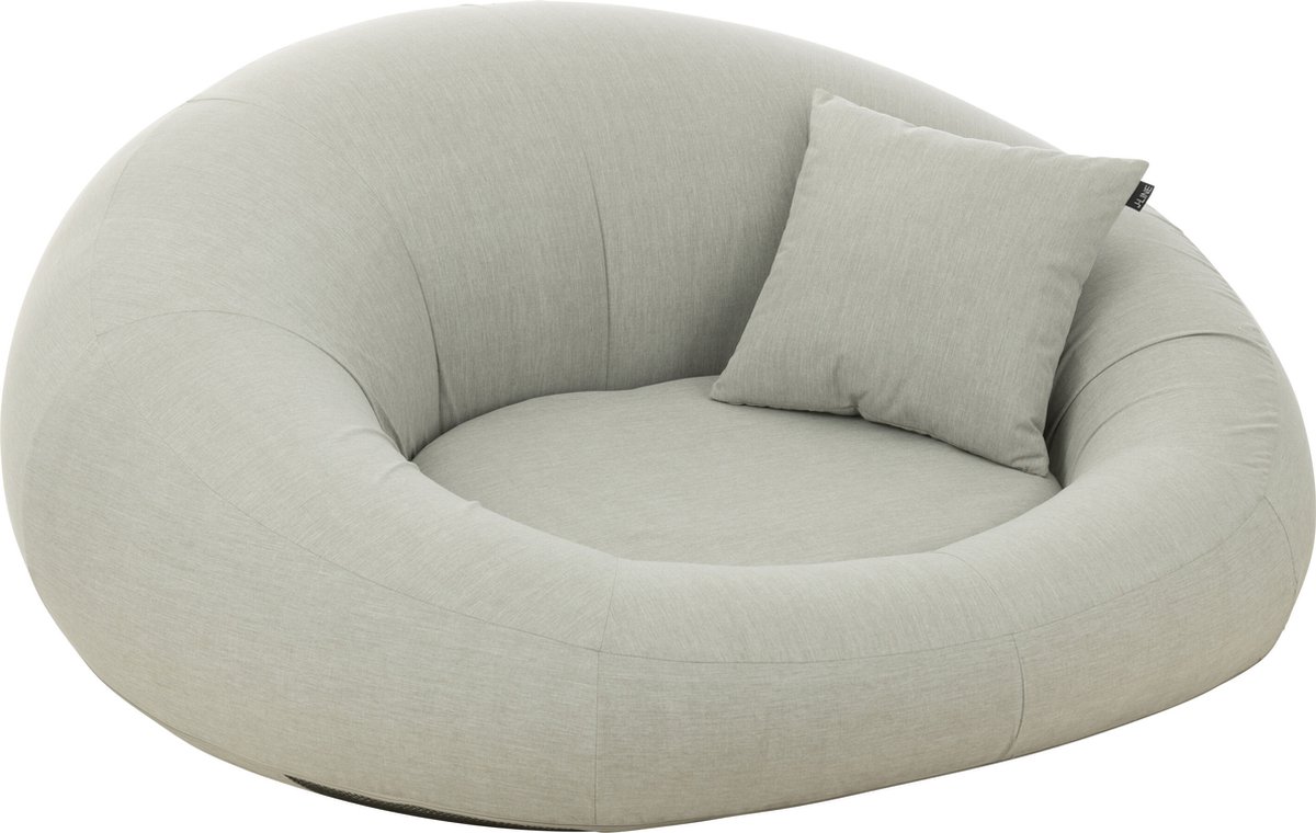 J-Line matras Donut - kunststof - grijs