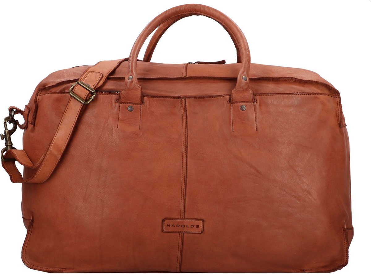 Harold's Submarine Reistas Leer 54 cm - cognac