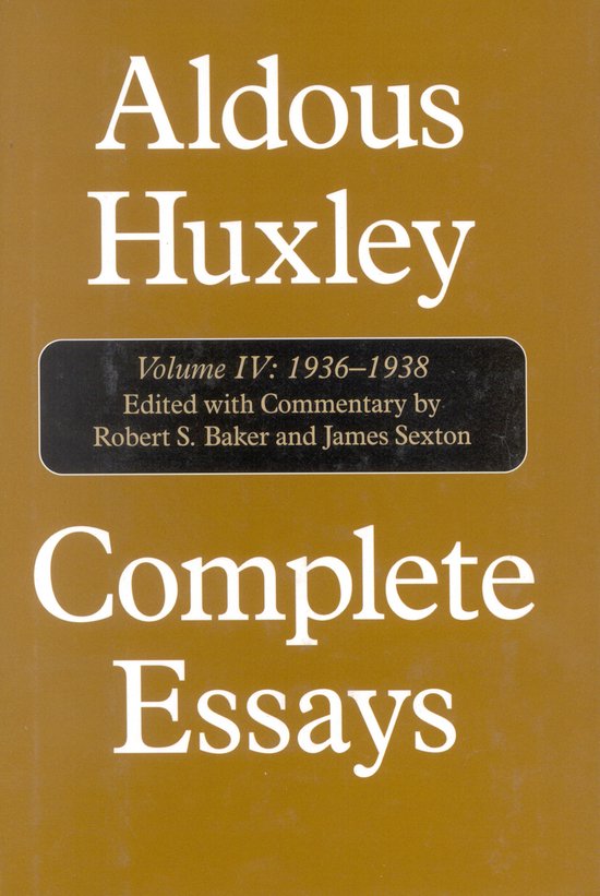 Complete Essays - cover