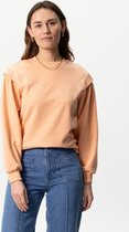 Sissy-Boy - Zacht oranje sweater met schouderdetails