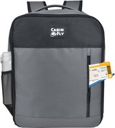 CabinFly Pacemaker 40x30x20cm Rugzak Wizzair Vueling Transavia Zwarte Handbagage Cabinekoffer 24 Liter