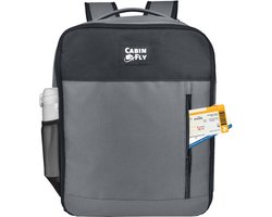 CabinFly Pacemaker 40 × 30 × 20cm Rugzak Wizzair Vueling Transavia Zwarte Handbagage Cabinekoffer 24 Liter