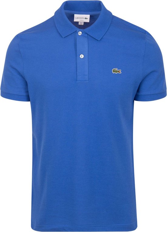 Lacoste - Poloshirt Pique Kobaltblauw - Slim-fit - Heren Poloshirt Maat S