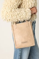 Shabbies Amsterdam Crossbody Bag Cara Light Taupe - Maat ONESIZE