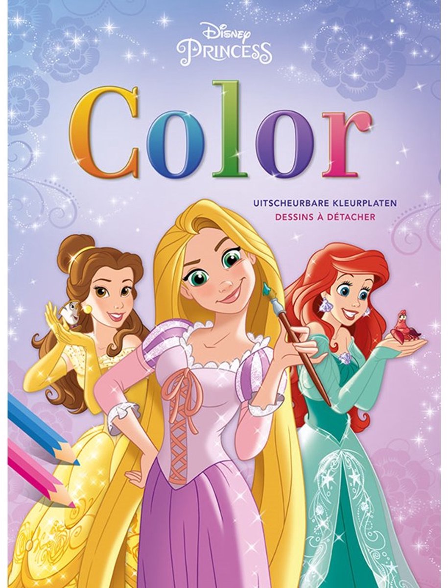 Disney Princess - Kleurboek - Blok met uitscheurbare kleurplaten — afbeelding 2