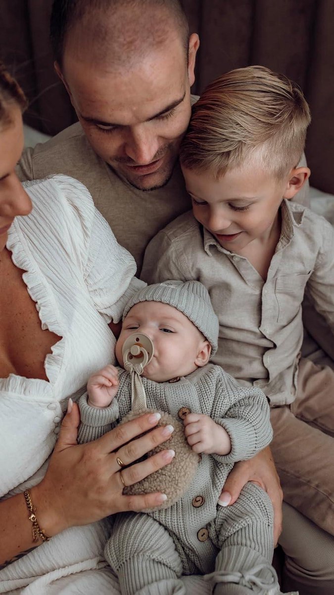 Maan fopspeenhanger knuffeldier - fopspeenhanger teddy beige - zacht en knuffelbaar van Yono Alyssa — afbeelding 5