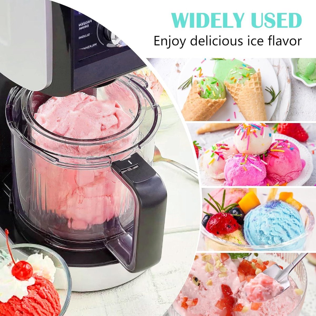 Couvercle Extérieur Avec Palette Pour Sorbetière Ninja NC301 NC300