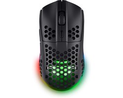 Trust GXT929 Helox - Draadloze Gaming Muis - Ultra licht - RGB verlichting - 4800 DPI - Zwart