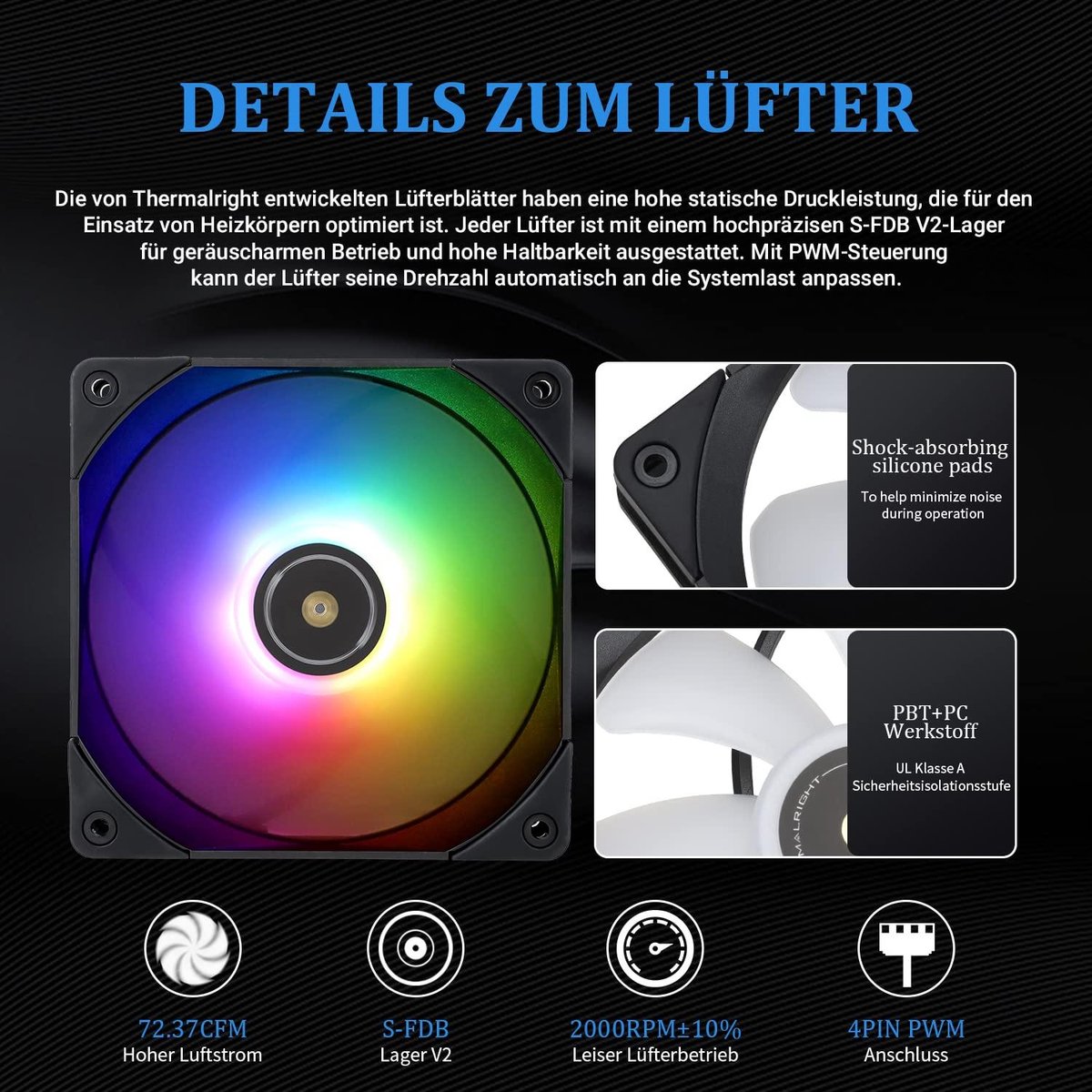 240 Black Argb Watergekoelde Cpu-Koeler - afbeelding 3