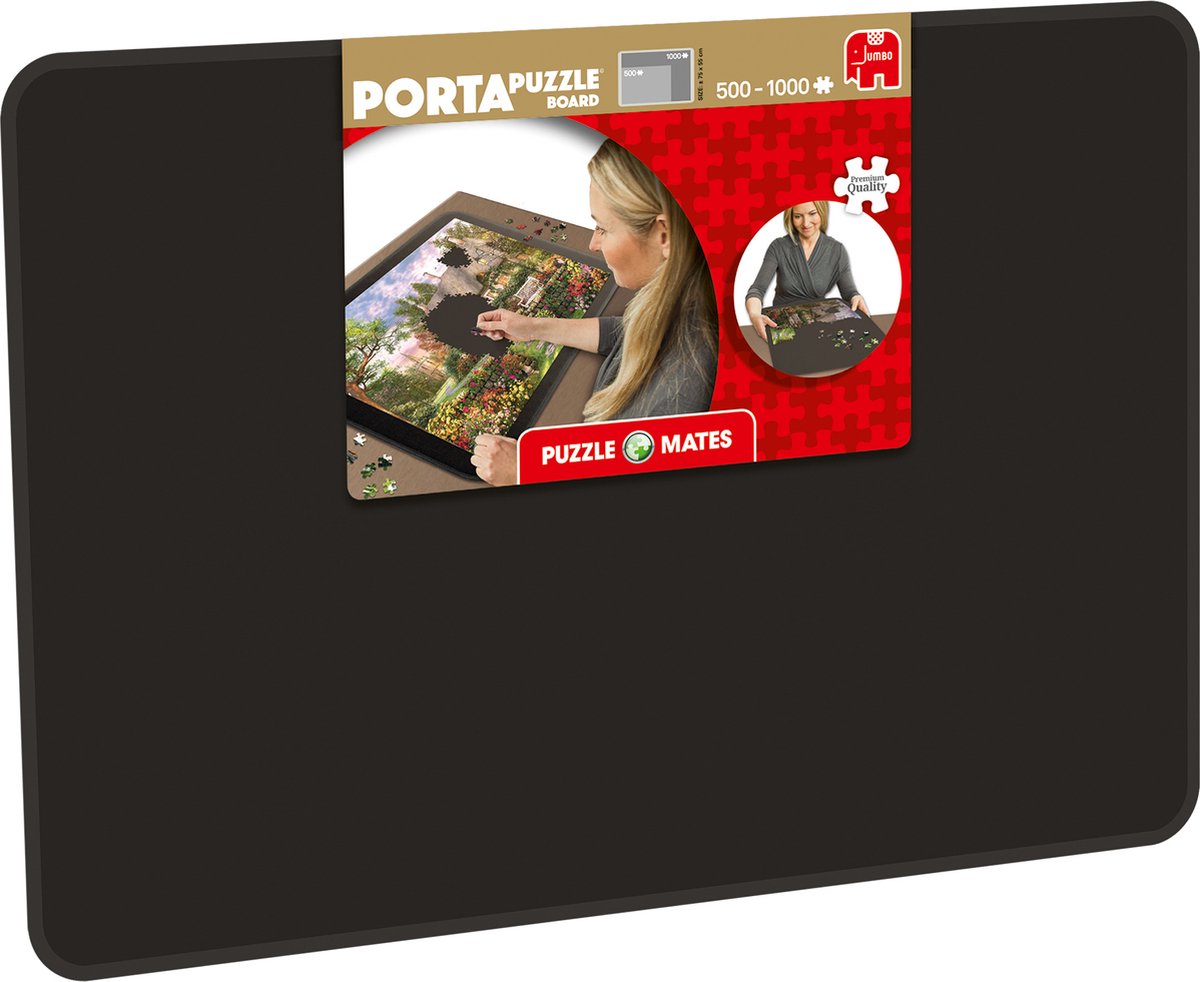 Bol.com Jumbo Portapuzzle Puzzel Bord 1000 stukjes - 75x55cm - Puzzelmat Puzzelbord aanbieding
