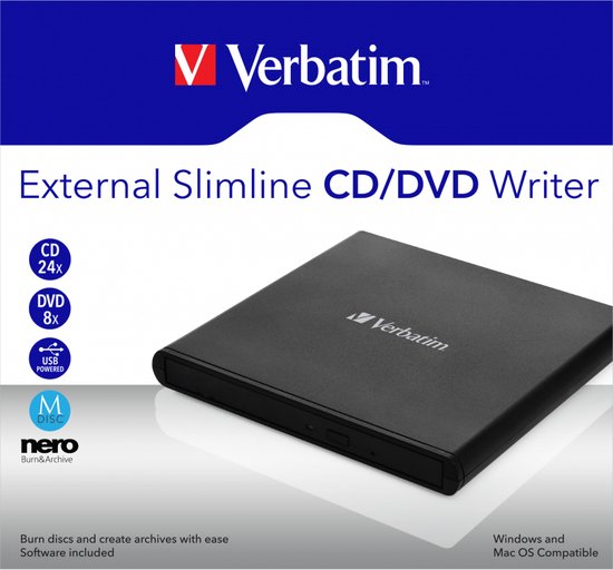 Verbatim MOBILE DVD REWRITER USB 2.0 lig — afbeelding 5