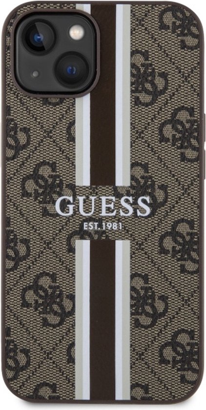 Guess Case GUHMP14MP4RPSW pour iPhone 14 Plus 6 7" coque rigide 4G imprimé S
