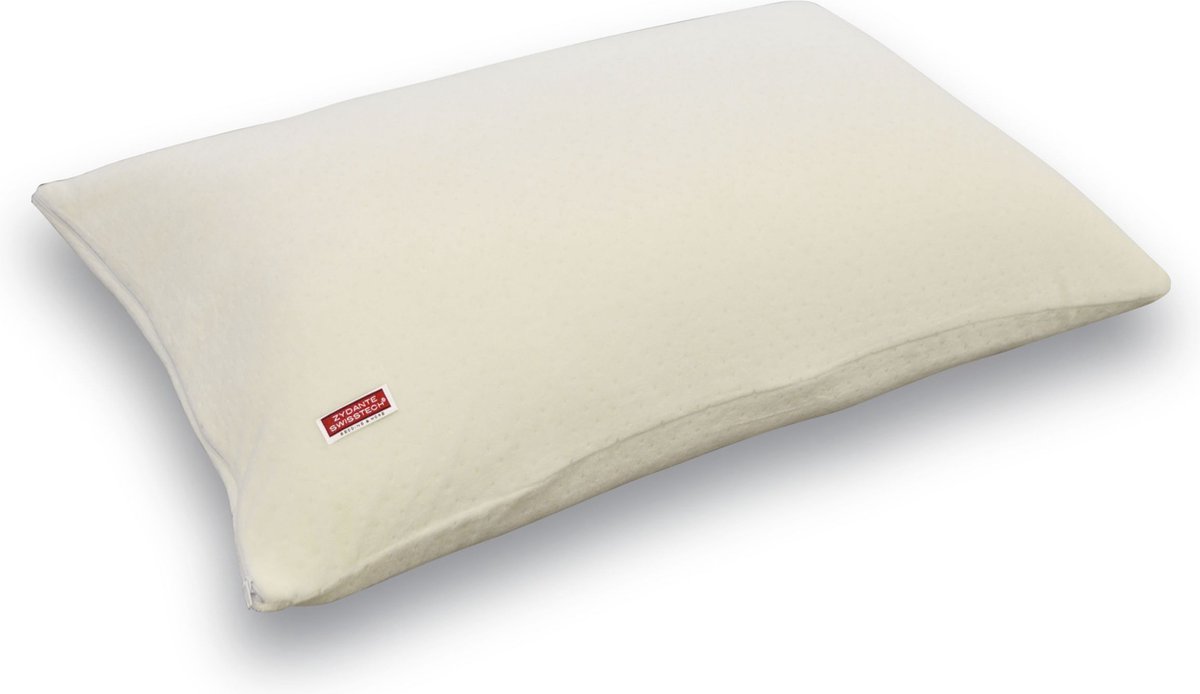 Luxe Velvet Traagschuim Kussen Sleep Nasa - Wit - Zydante Swisstech®