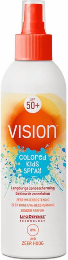 Vision Colored Kids - Zonnebrand Spray - SPF50+ - 180ml