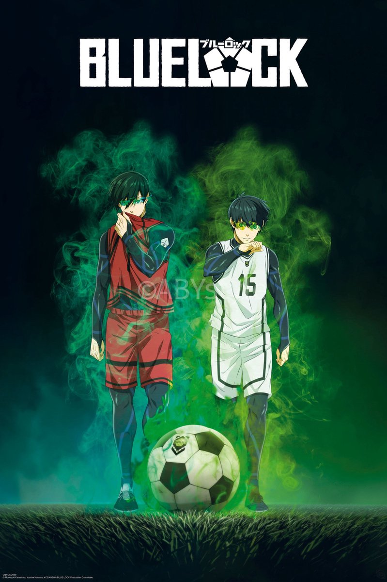 ABYSTYLE Poster Blue Lock - Isagi vs Rin 61x91,5cm Divers
