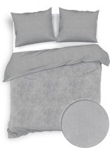 Lanqinglv Beddengoed 200x200 cm Bruin Gestreept Anti-allergie