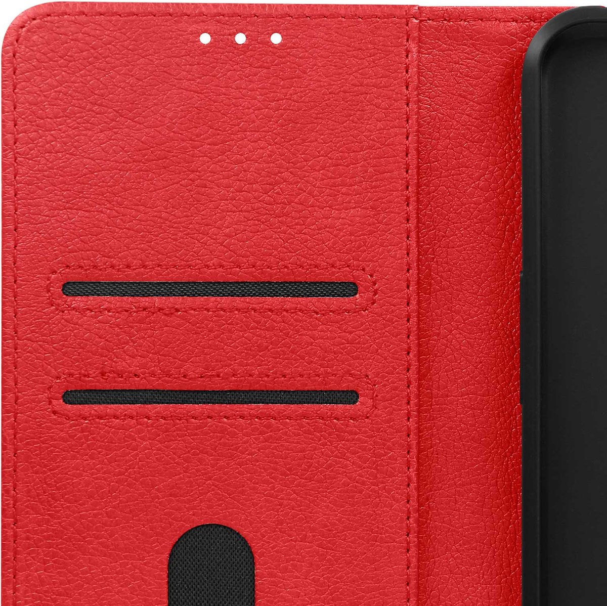 Avizar Foliohoes Geschikt voor Samsung Galaxy Xcover 7 Video-ondersteuning, Rood