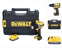 DeWalt DCD 805 NT accu klopboormachine 18 V 90 Nm borstelloos + 1x accu 1.7 Ah + TSTAK - zonder oplader