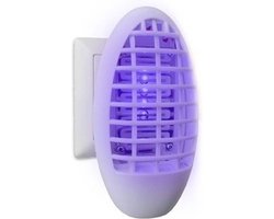 Benson Insectenlamp op elektra - wit - 220 volt - anti muggen/vliegen/motten - lokmiddel