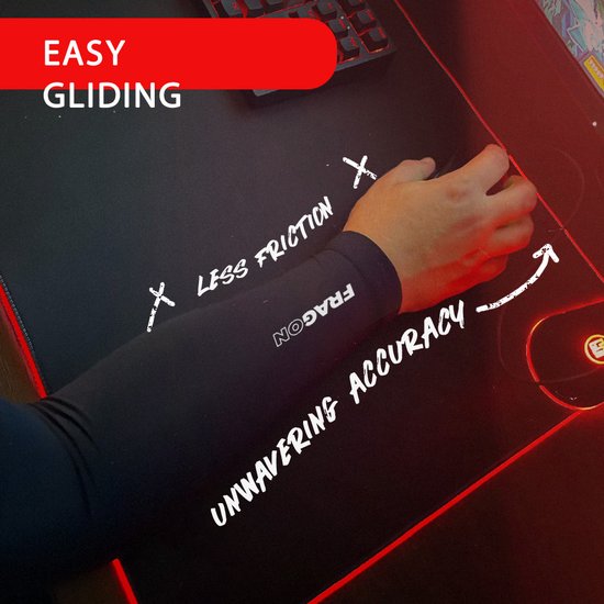 FragON - Esports Gaming Compressie Arm Mouw - 1 Stuk Compressive Arm Sleeve - Zwart - S — afbeelding 2