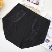 Prachtige high waist slips voor maat 56 - 2 stuks - zwart