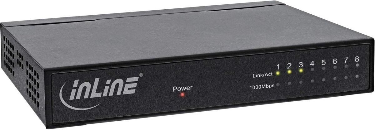 Gigabit Netwerk Switch met 8 Poorten voor Thuis en Kantoor