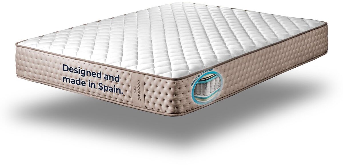 Cecotec Matras Flow 6790 Hybrid 150x190 cm hoge stevigheid pocketveren comfortzones