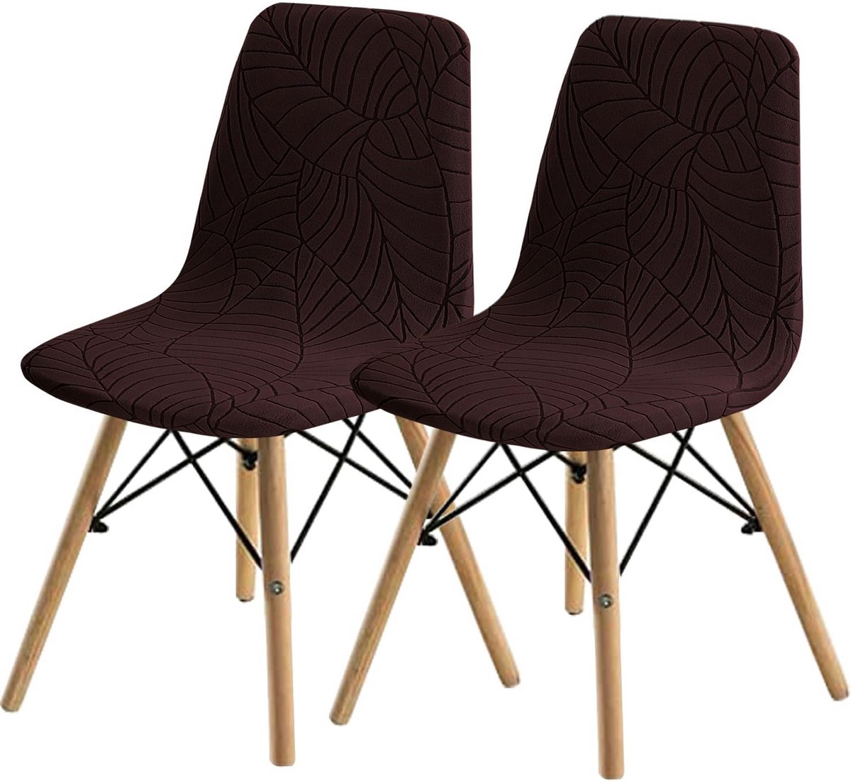 Verstelbare Stoelhoezen voor Eetkamerstoelen - Stretch en Wasbaar
