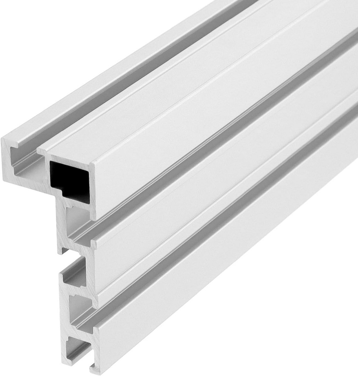T-vormige Geleiderail Aluminiumlegering, 600mm, Type 75 & 75-2, T-gleufrail voor Houtbewerking, Tafelzaag & Hekbevestiging