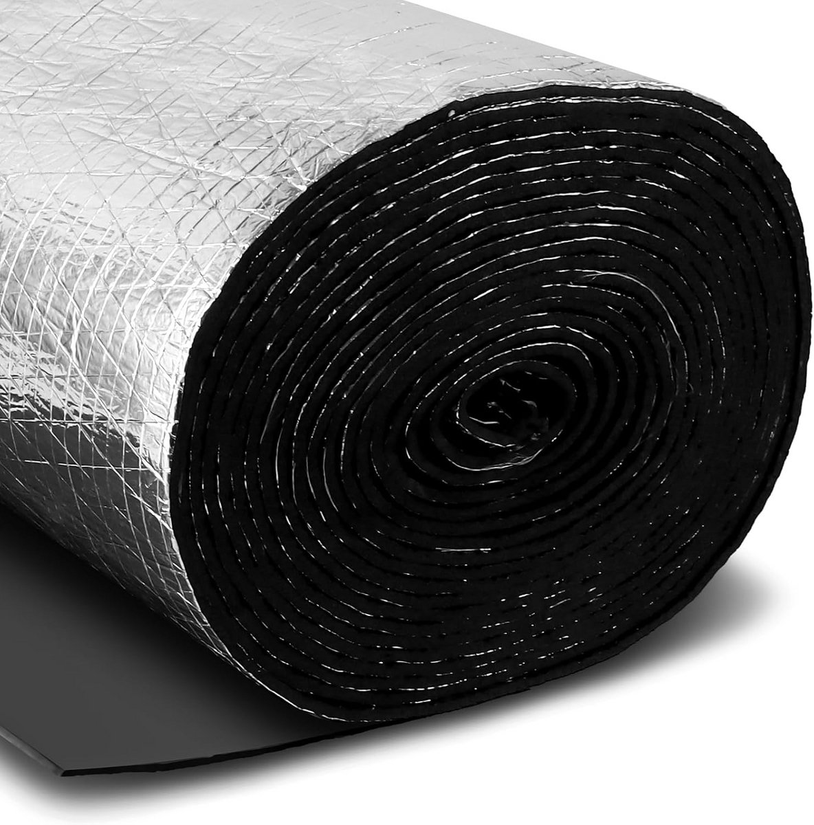 Zelfklevende Isolatieplaat 5mm Rubber Aluminiumfolie voor Vloer Muur en Dak