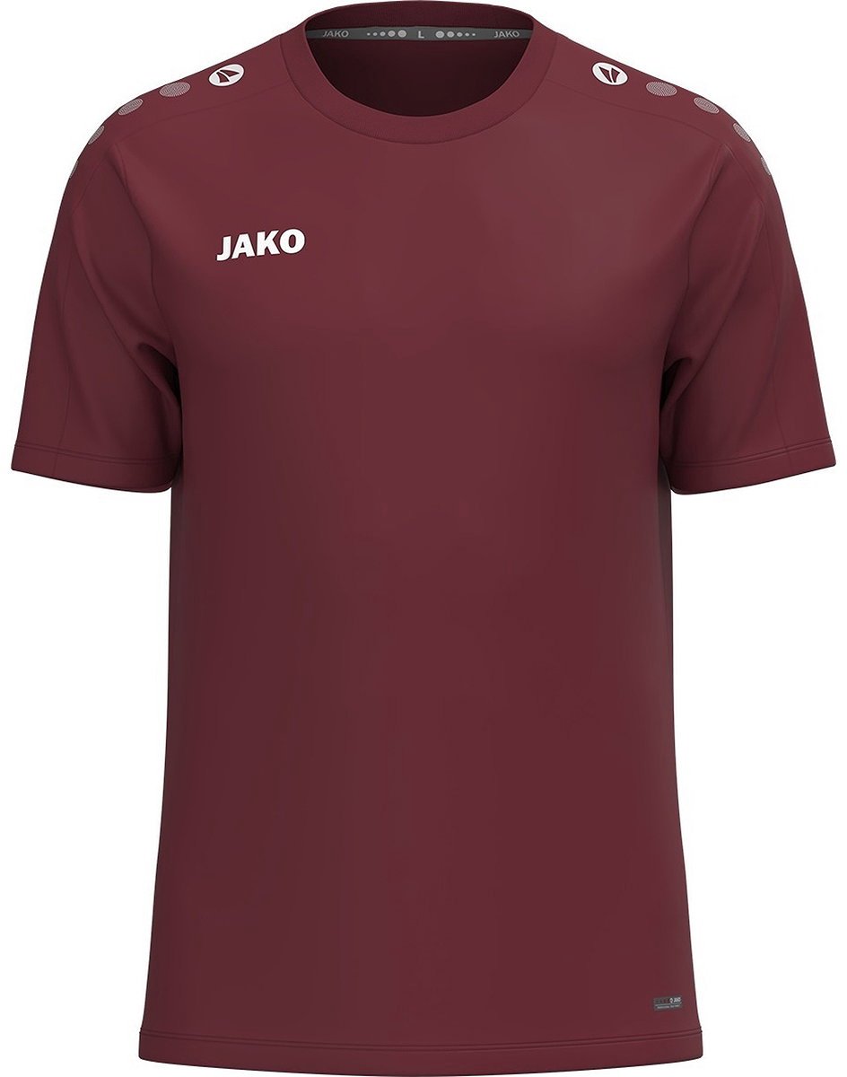 Jako One T-Shirt Dames - Bordeaux | Maat: 46/48