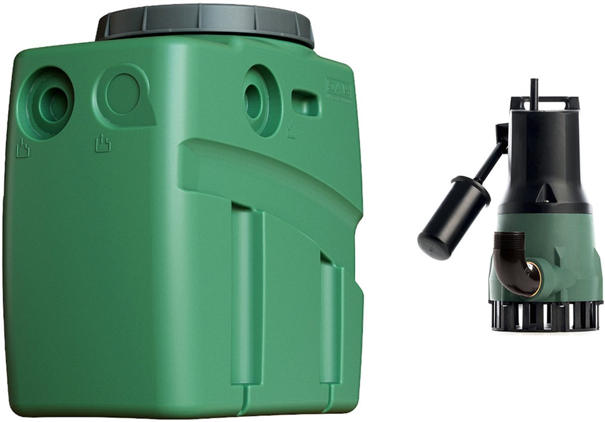 DAB Fekabox 110 + DAB Feka 600 M-A - Watertank + Dompelpomp - 15.000l/h - 680W - 110L Tank - Compleet Pakket