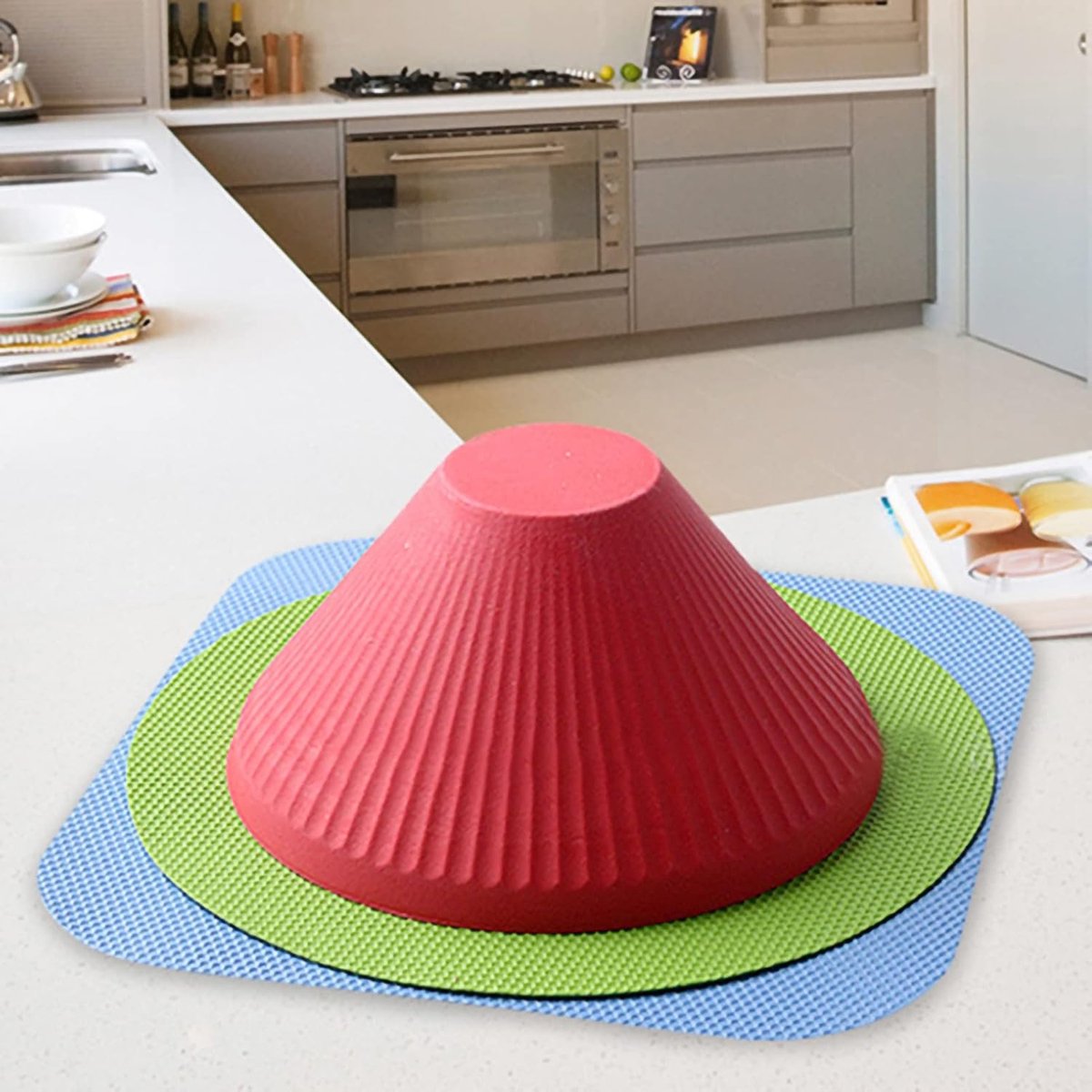 Pot Openers - Fles Grip - Keuken Hulp - Antislip Rubber - Set van 3 - Meerkleurig
