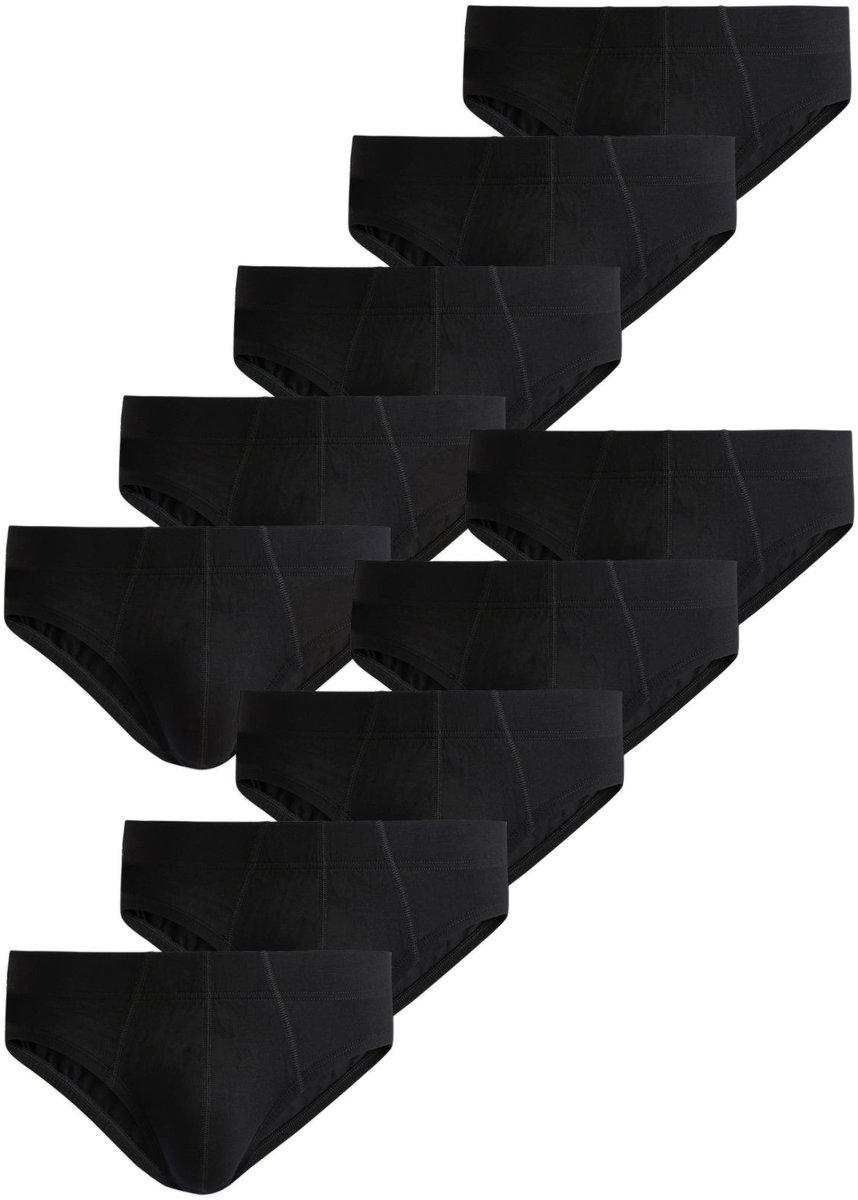 Next - Heren - Set van 10 Essentials slips - Zwart