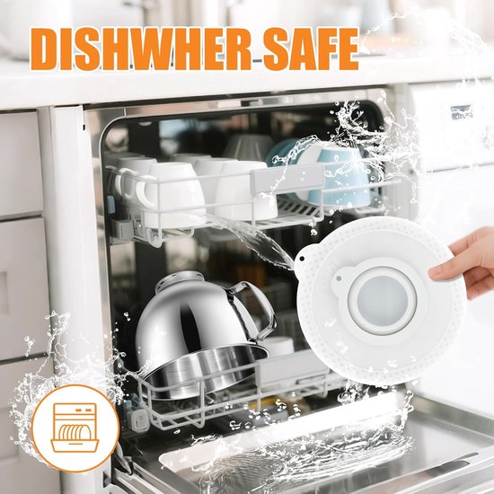 SnelShoppen - 5-Quart Roestvrijstalen Mengkommenset voor Kitchen Aid, 4,5-5 Quart Tilt Head Blenders, Inclusief Wit Deksel, Ideaal voor Keuken, Bakken van Snelshoppen — afbeelding 4