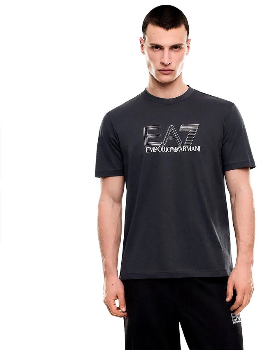 Ea7 Emporio Armani 7m001307_af10375 T-shirt Met Korte Mouwen Grijs L Man