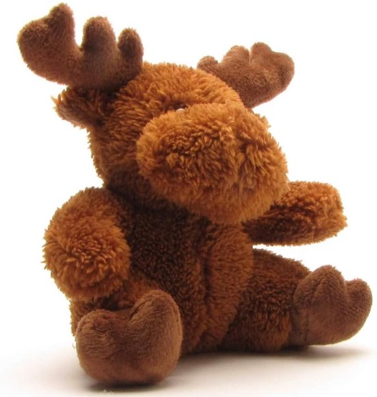 Pluche Eland - Knuffeldier Beer - Verbeelding Spel - Oeko-Tex Gecertificeerd - 10 x 13 x 15 cm - Multicolor — afbeelding 4