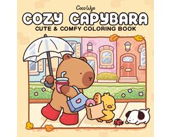 Cozy Spaces Coloring- Cozy Capybara