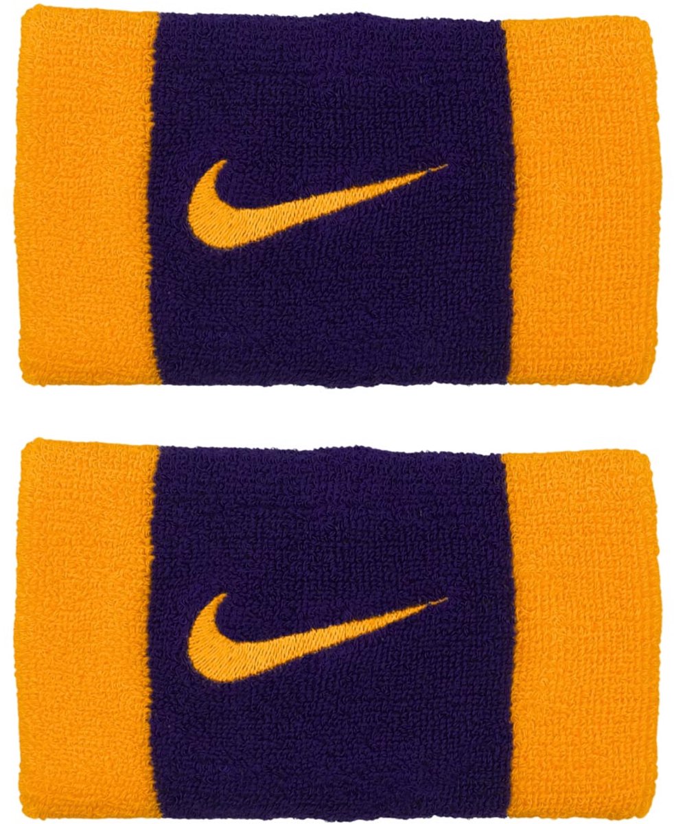 Nike Frotki na nadgarstki Swoosh Doublewide Wristbands N0001586730 Paars