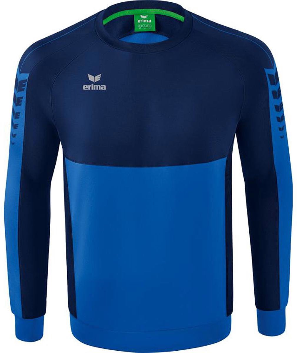 Erima Six Wings Sweatshirt Kinderen - New Royal / New Navy | Maat: 152