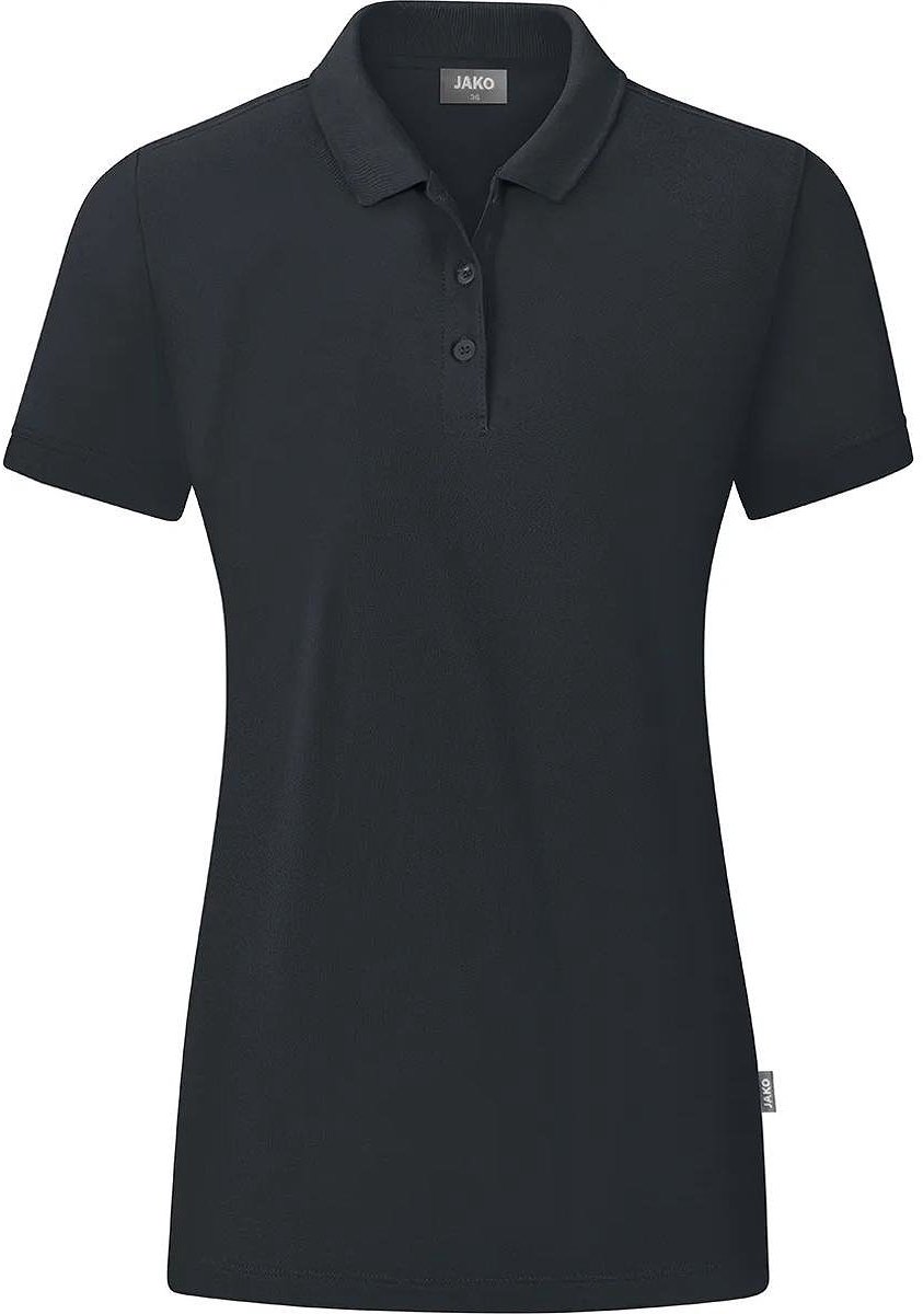 Jako Organic Polo Dames - Antraciet | Maat: 38