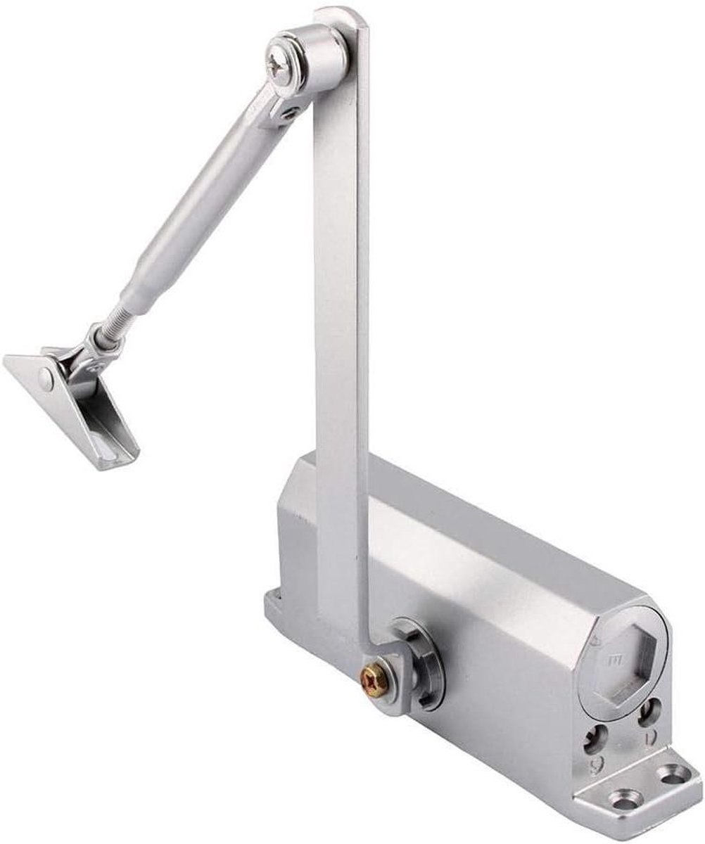 Allecto- Deurdranger - Hydraulische - Vlamvertragend - Verstelbaar - Buffer - Breedte 600-1200 mm - Links en rechts - Commercieel - Wit - Geschikt voor huis en deur