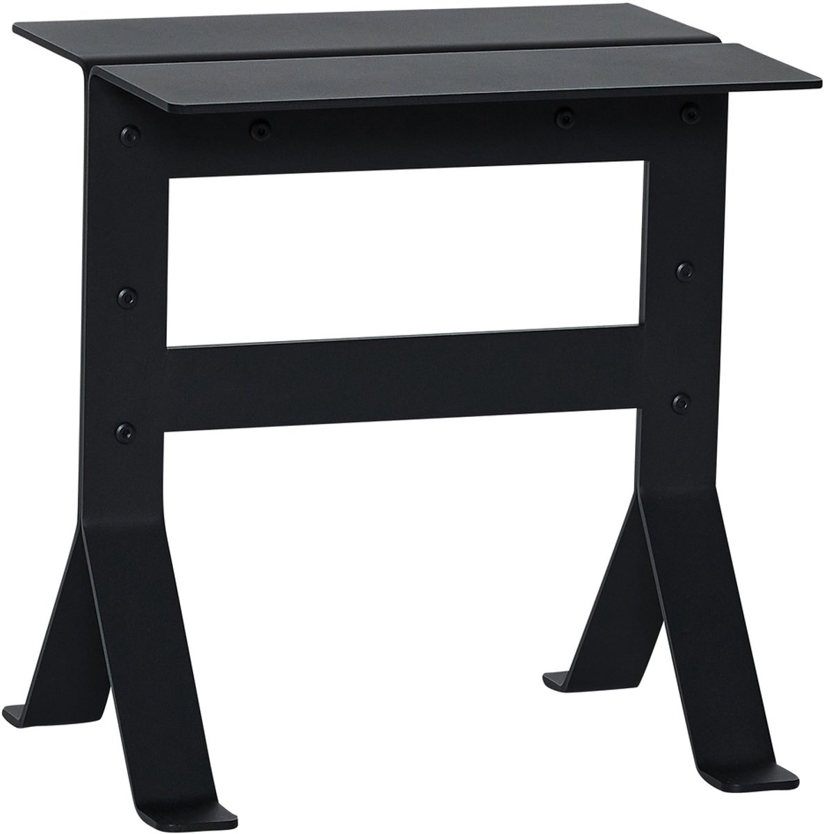 Hübsch bijzettafel Fold zwart