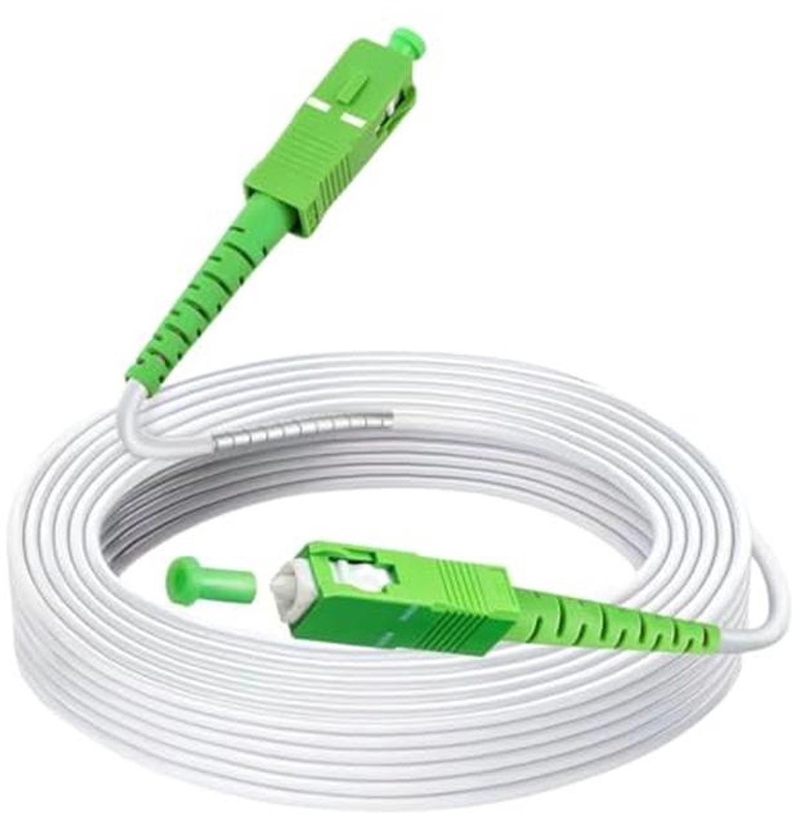 Fiber Optic Kabel Oranje SC/APC naar SC/APC - Verlengkabel 10m