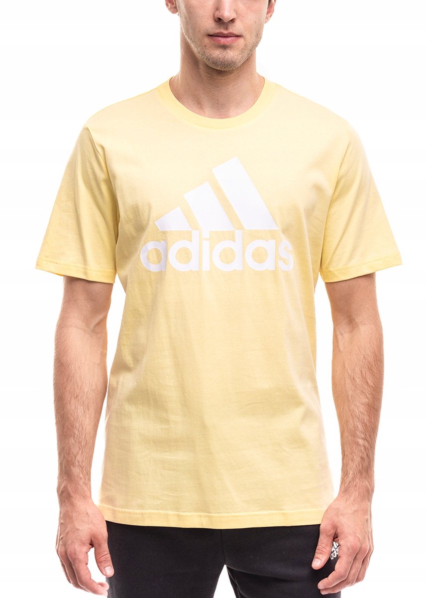 adidas T-shirt Heren ESS – Katoen Geel